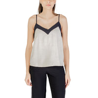 Top in nylon beige Vero Moda