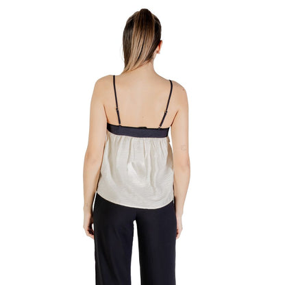 Top in nylon beige Vero Moda