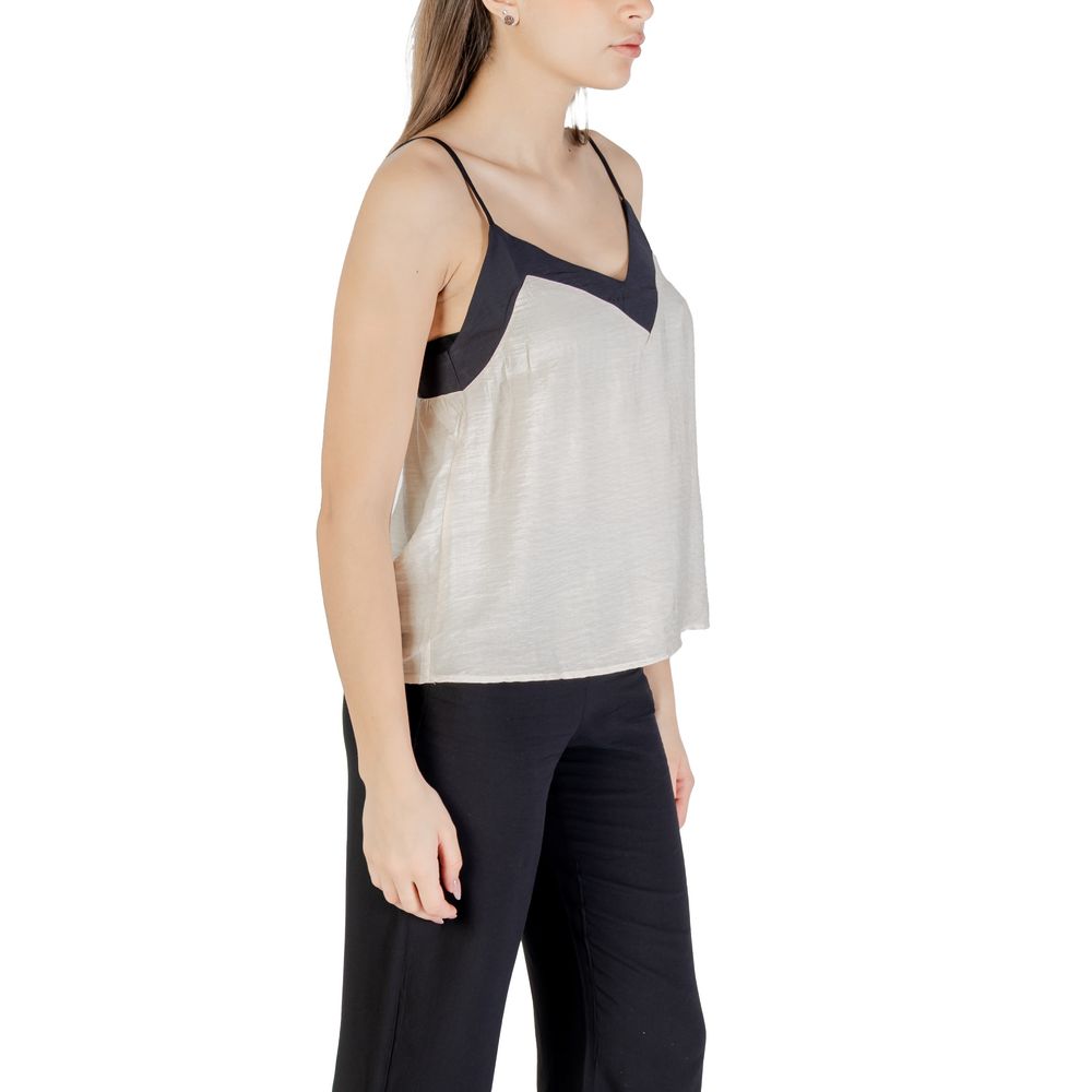 Top in nylon beige Vero Moda