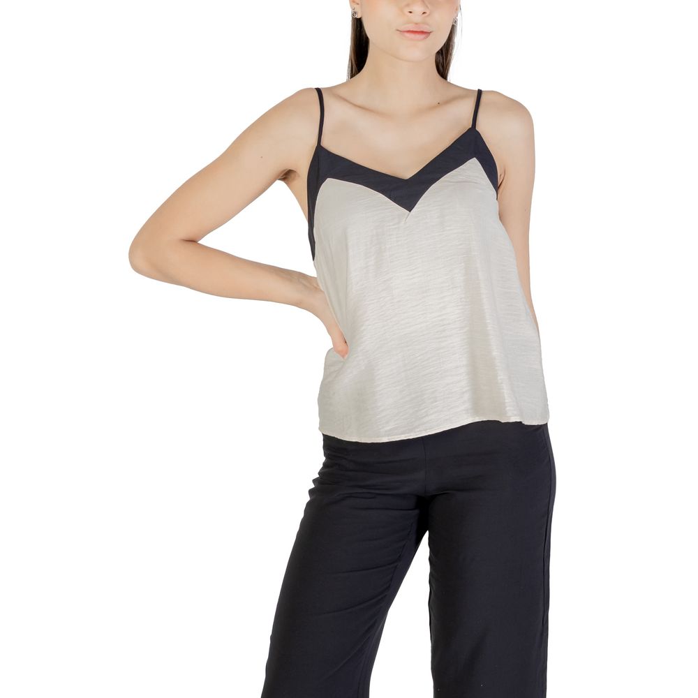 Top in nylon beige Vero Moda