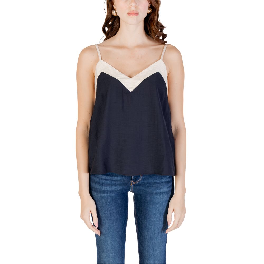Top in nylon nero Vero Moda