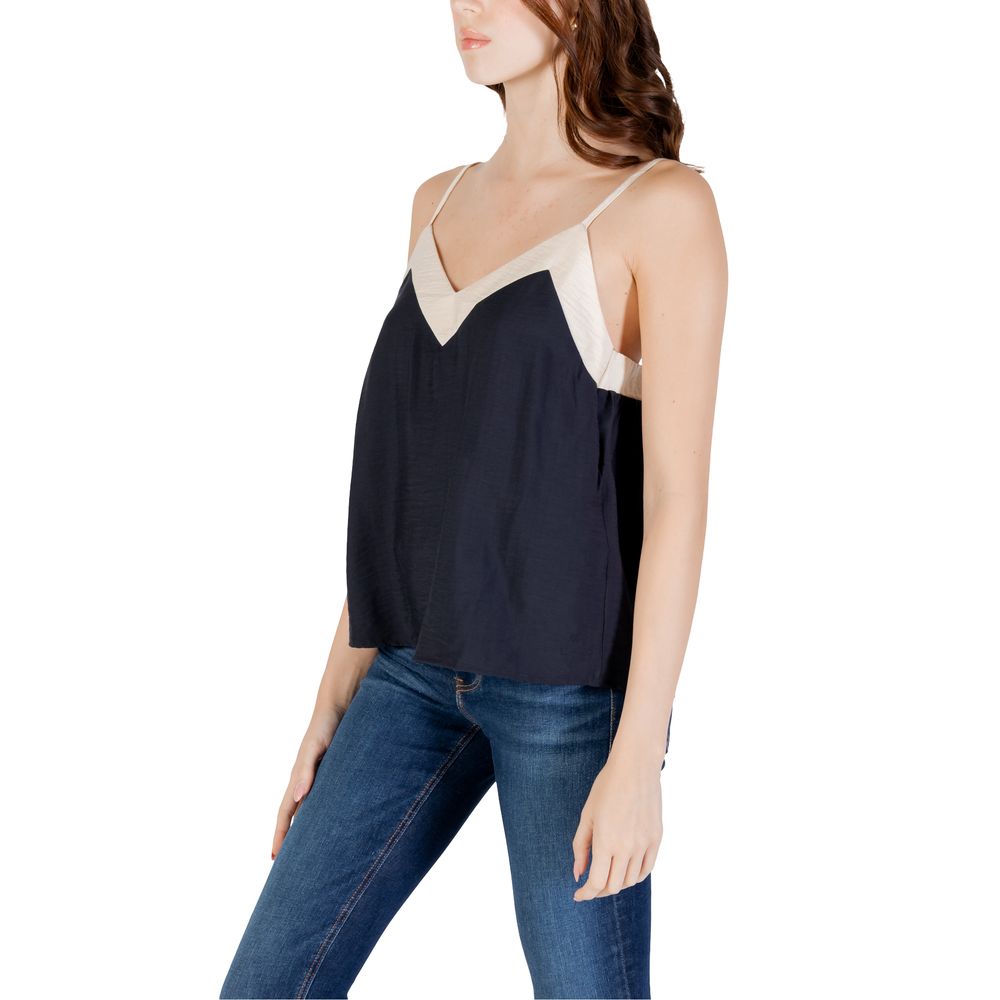 Top in nylon nero Vero Moda