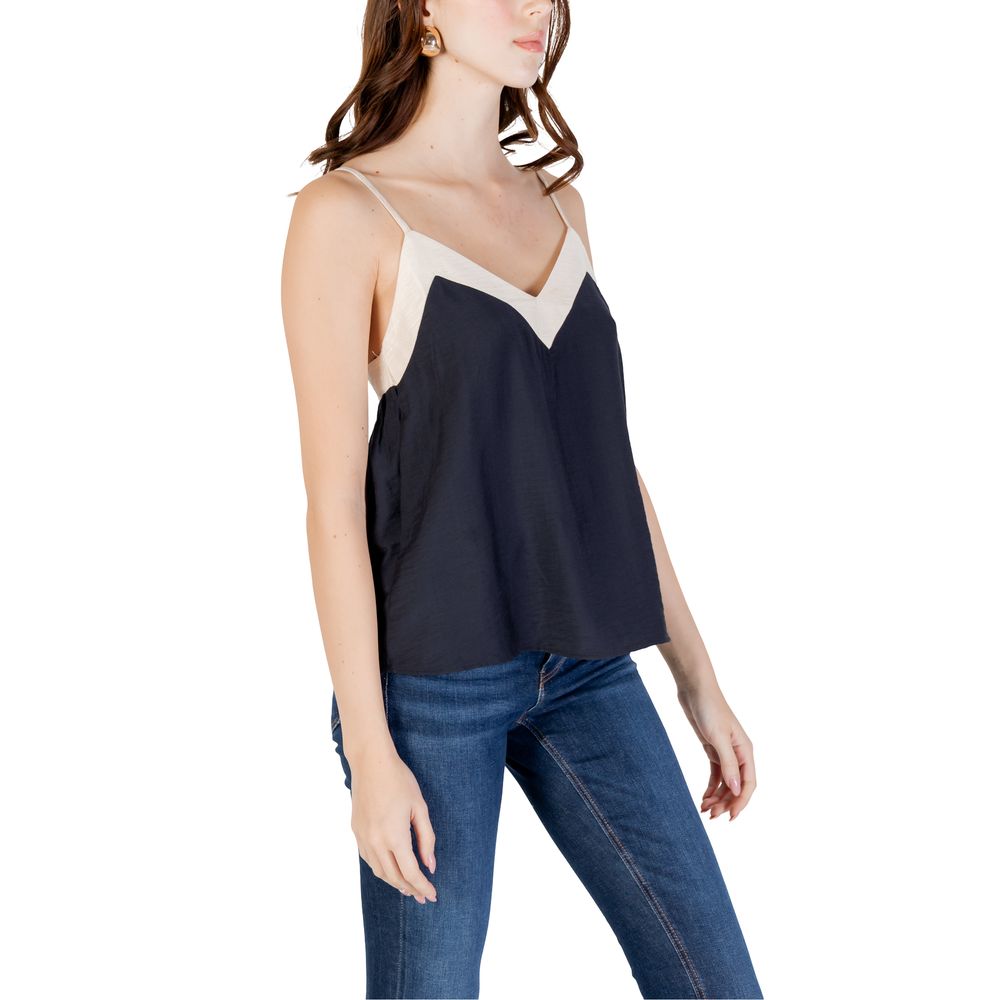 Top in nylon nero Vero Moda