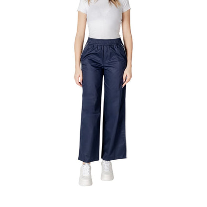 Solo pantaloni casual in cotone blu