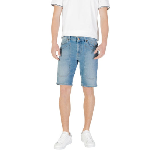 Bermuda Jeckerson in cotone azzurro