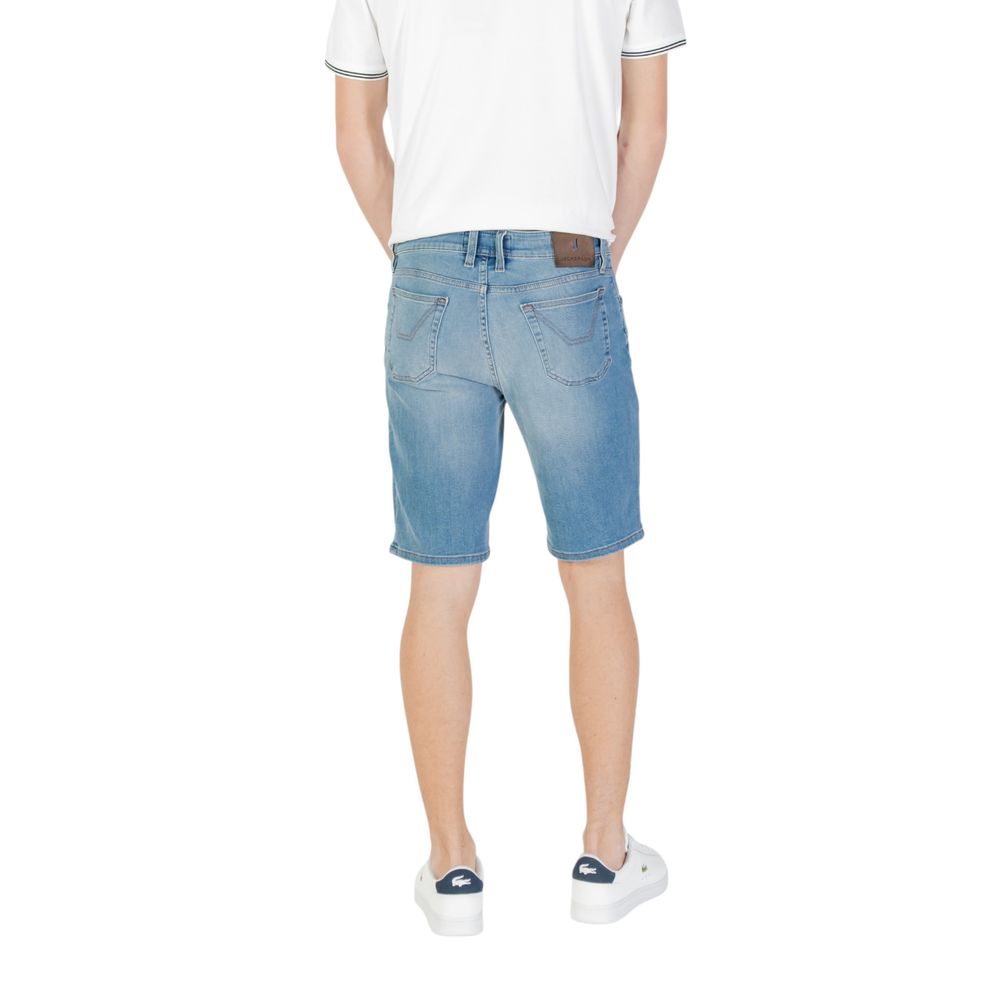 Shorts bermudas Jeckerson en coton bleu clair