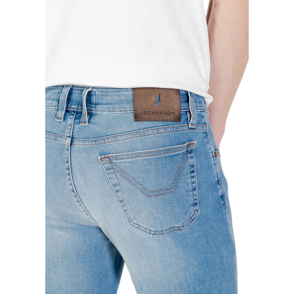 Shorts bermudas Jeckerson en coton bleu clair