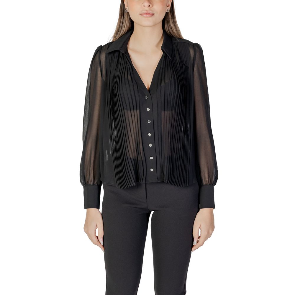Blusa in poliestere nero Morgan De Toi