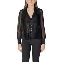 Blusa in poliestere nero Morgan De Toi