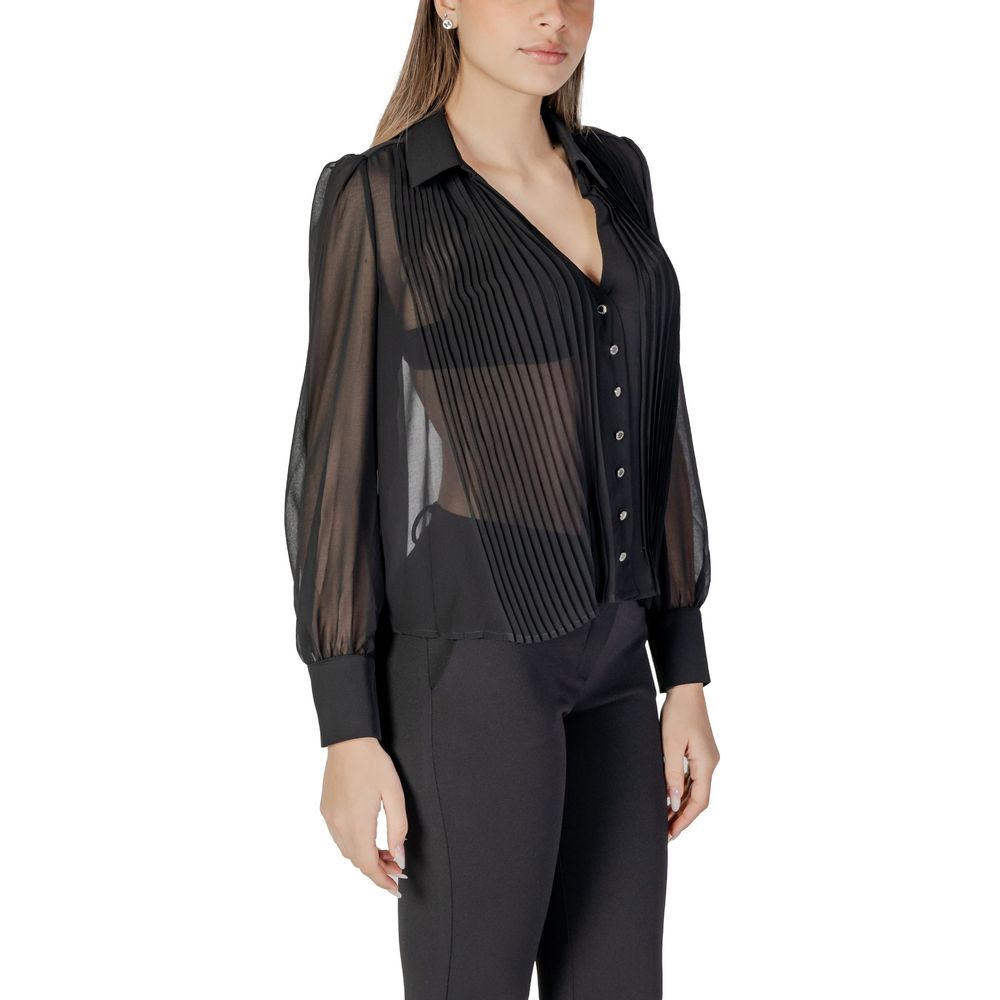 Blusa in poliestere nero Morgan De Toi