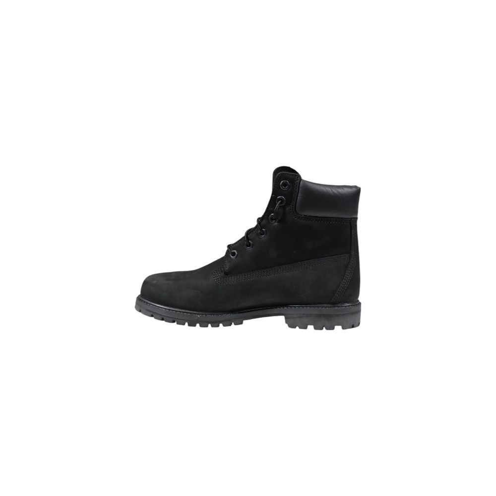 Bottes Timberland en cuir noir à lacets