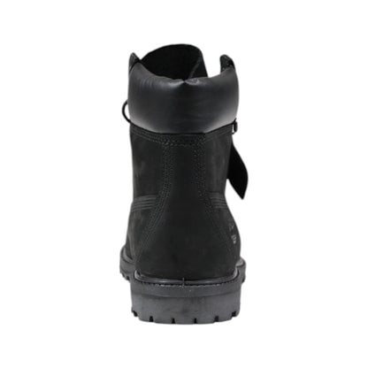 Stivali stringati in pelle nera Timberland