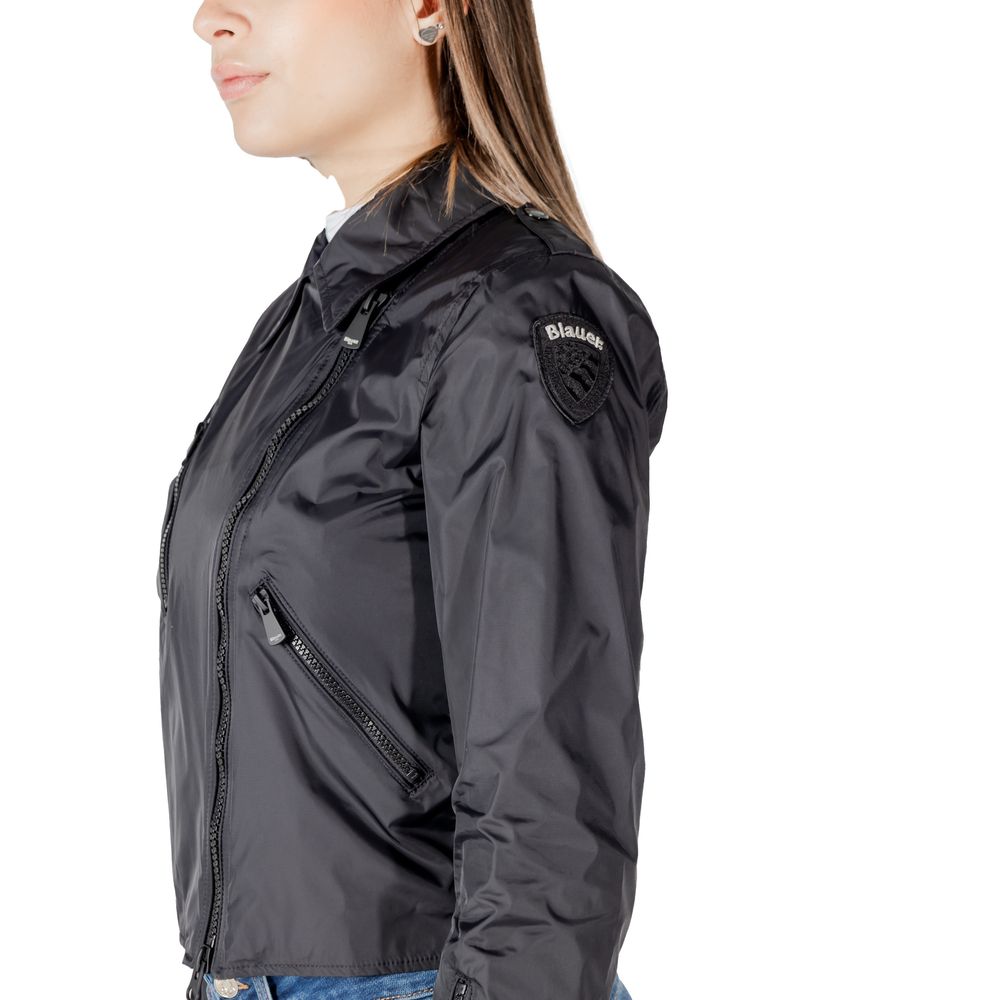Veste motard en polyamide noir Blauer