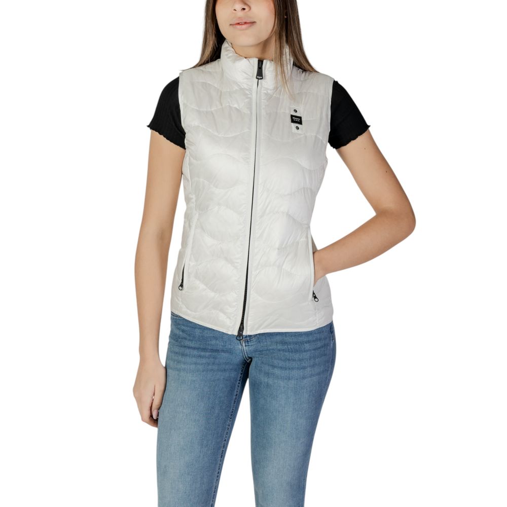 Veste sans manches en polyamide blanc Blauer