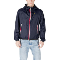 Veste extérieure en polyamide bleu Blauer