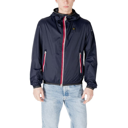 Veste extérieure en polyamide bleu Blauer