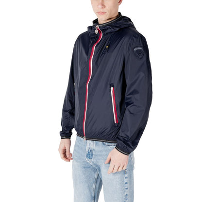Veste extérieure en polyamide bleu Blauer
