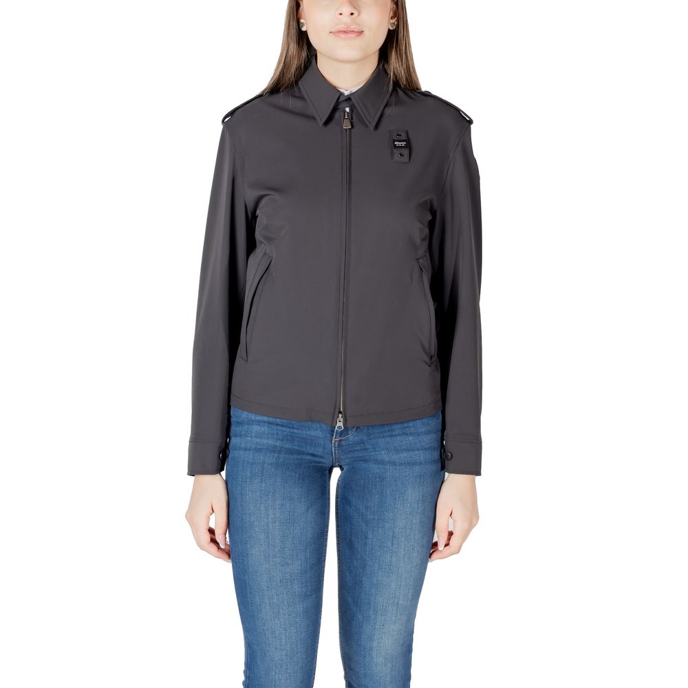 Veste motard en polyamide noir Blauer