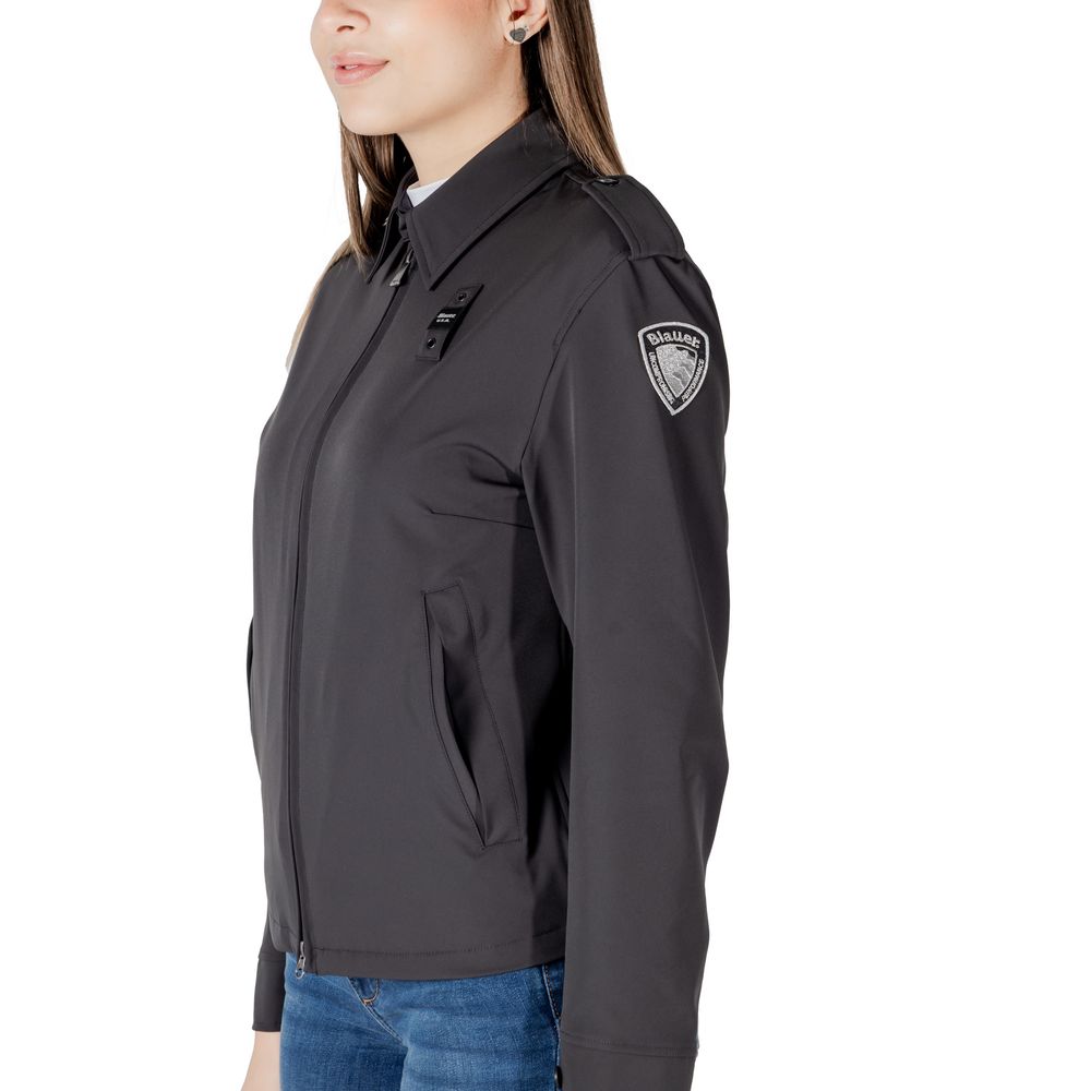 Veste motard en polyamide noir Blauer