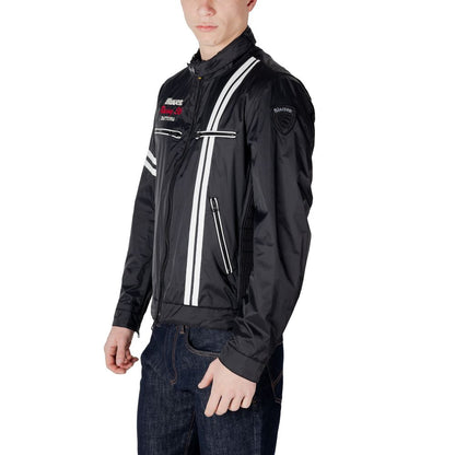 Giacca biker Blauer in poliammide nera