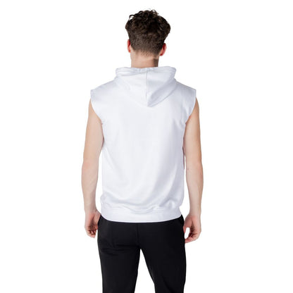 Felpa con cappuccio in cotone bianco Icon