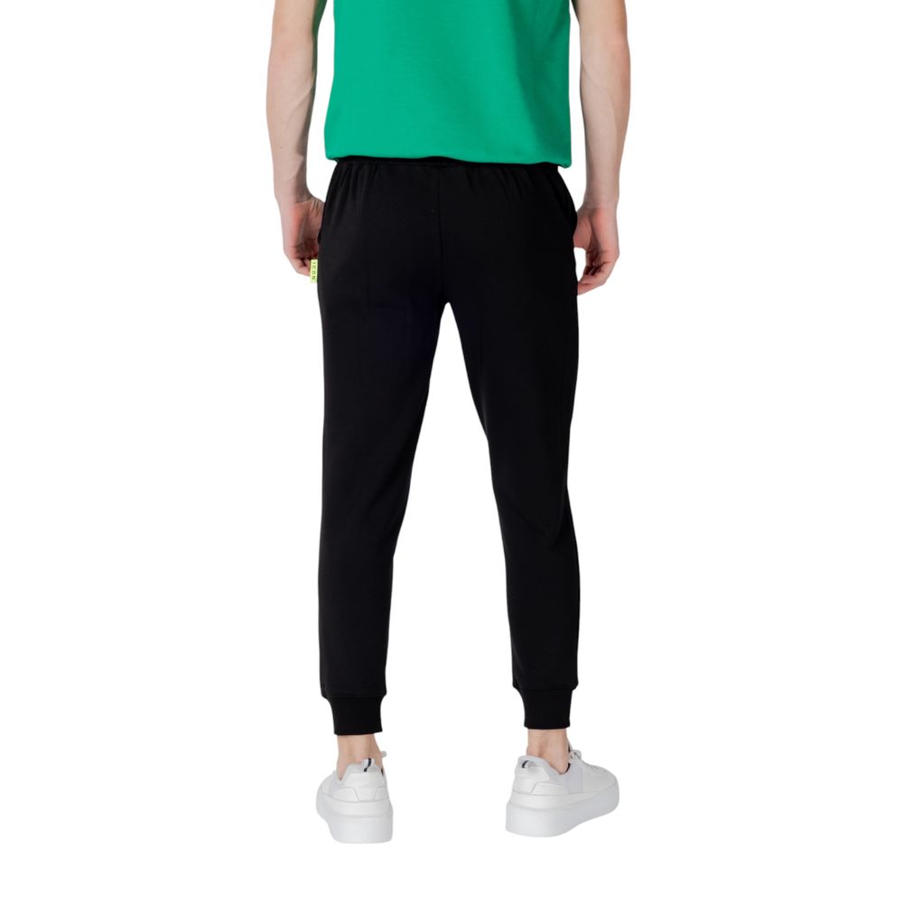 Pantaloni da jogging Icon in cotone nero (pantaloni da allenamento)