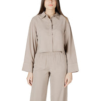 Solo camicetta in viscosa beige