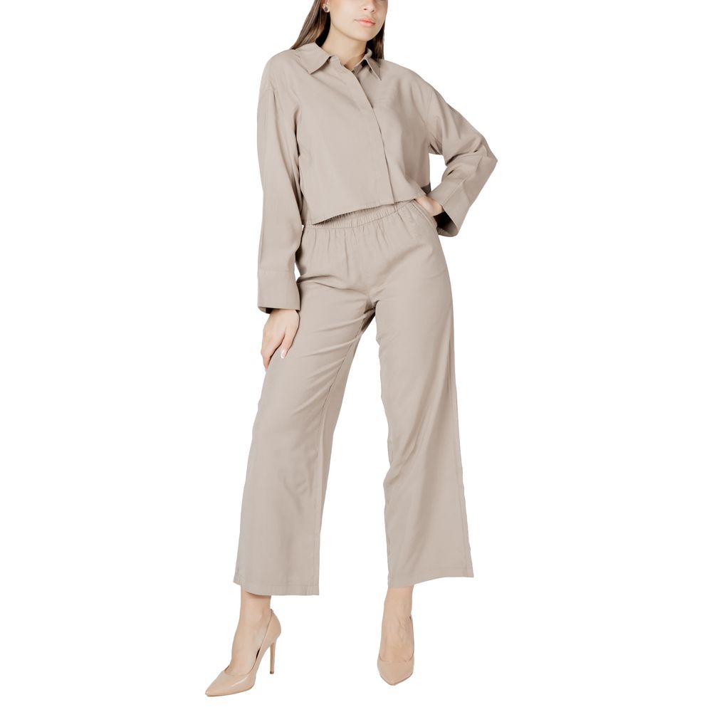 Solo camicetta in viscosa beige