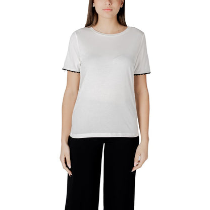 T-shirt en coton blanc Street One