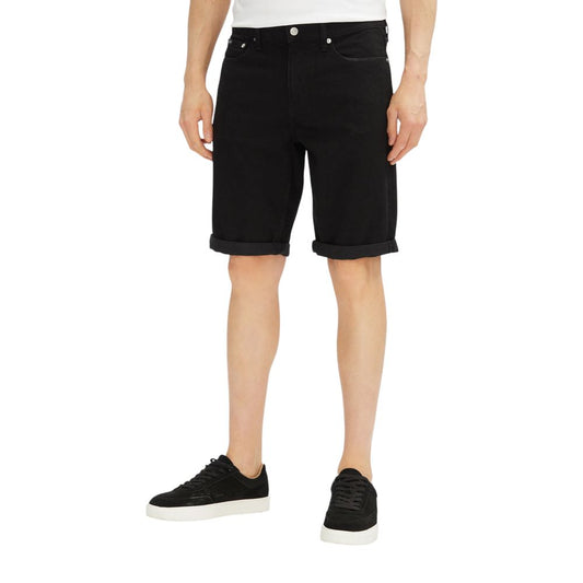 Calvin Klein Jeans Bermuda in cotone nero