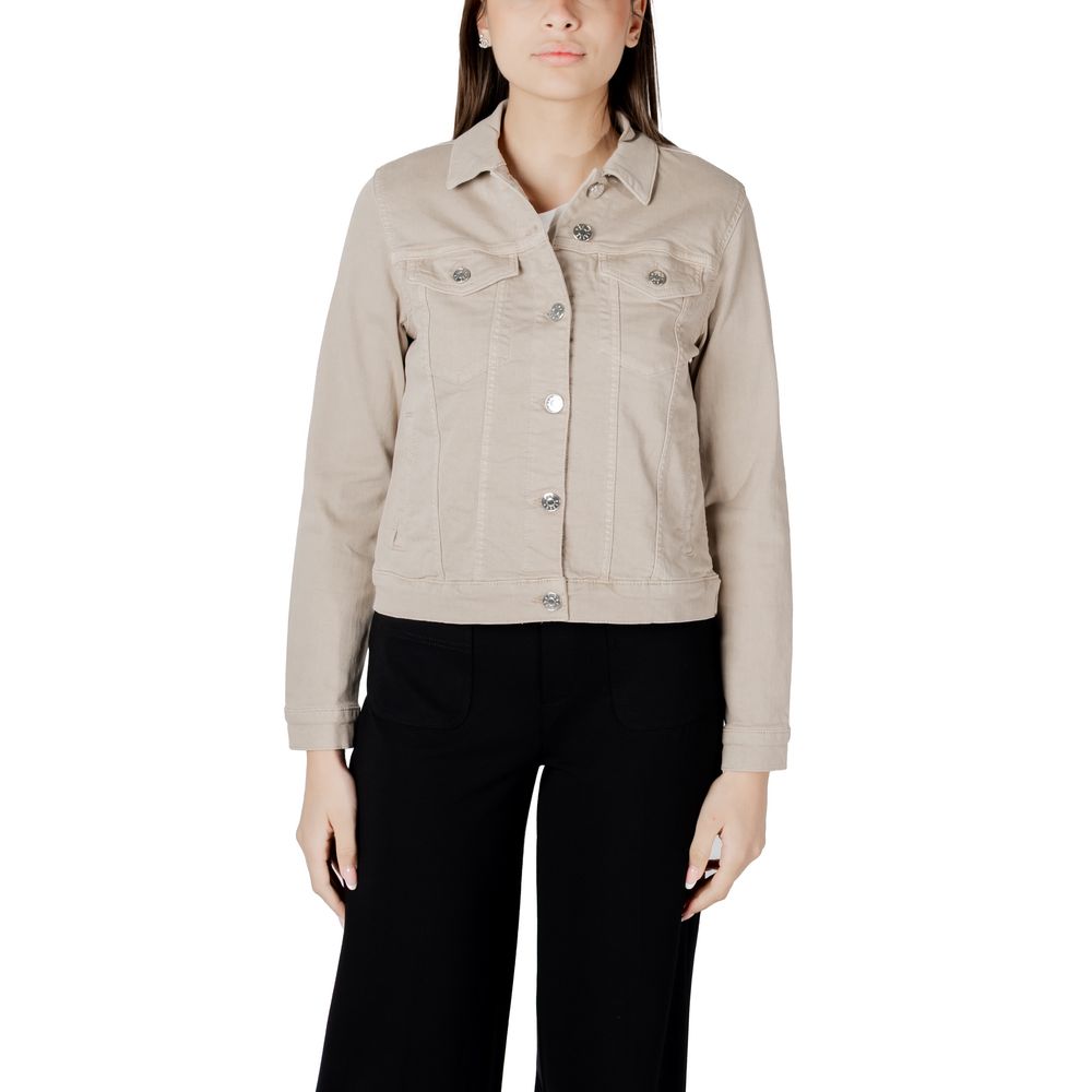 Veste en jean en coton beige Street One