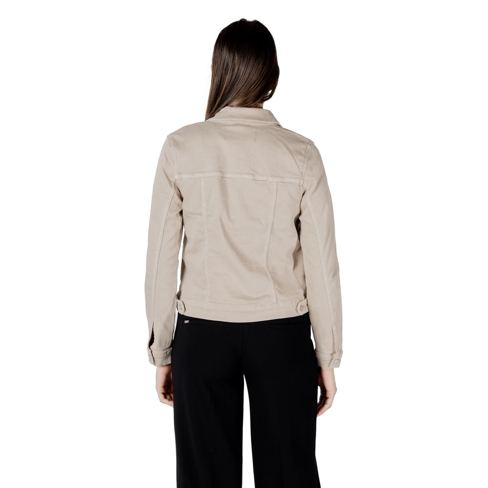 Veste en jean en coton beige Street One