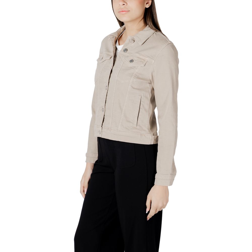 Veste en jean en coton beige Street One