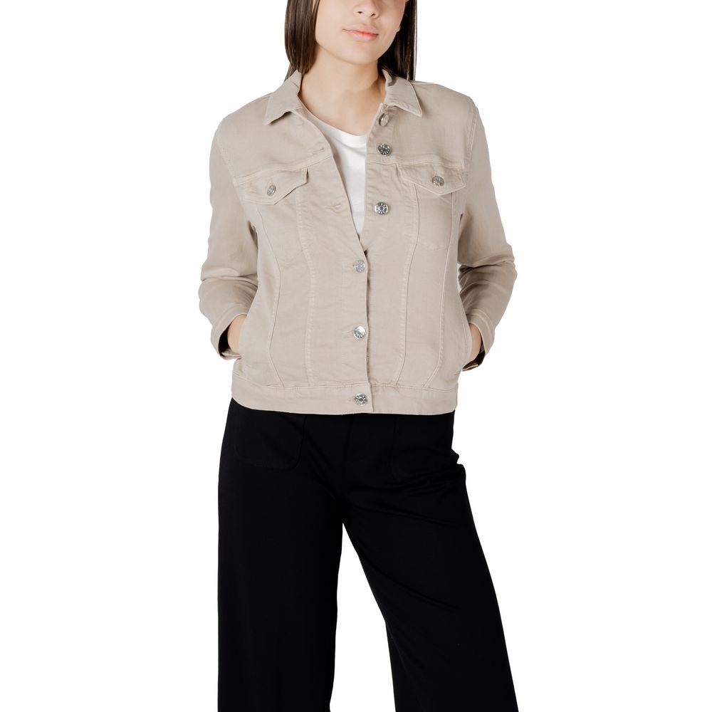 Veste en jean en coton beige Street One
