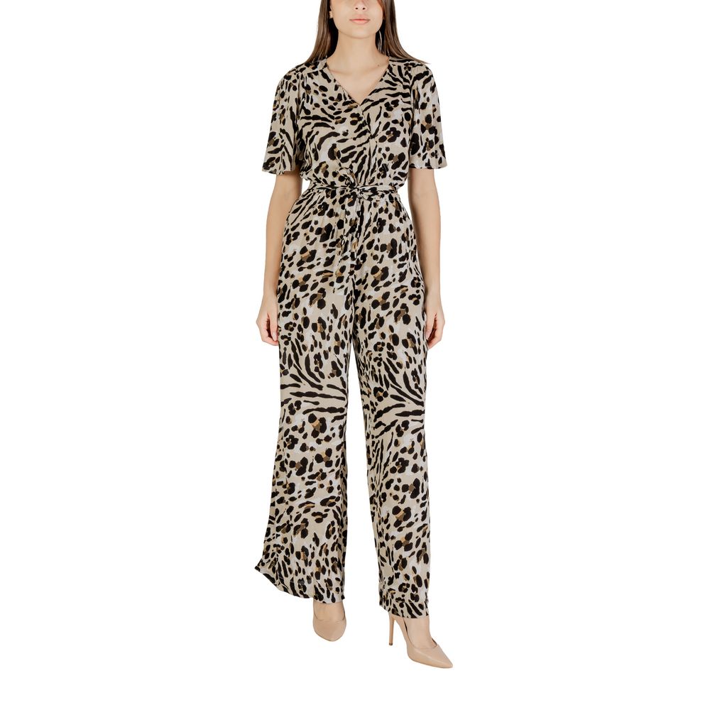 Combinaison ICHI beige en viscose
