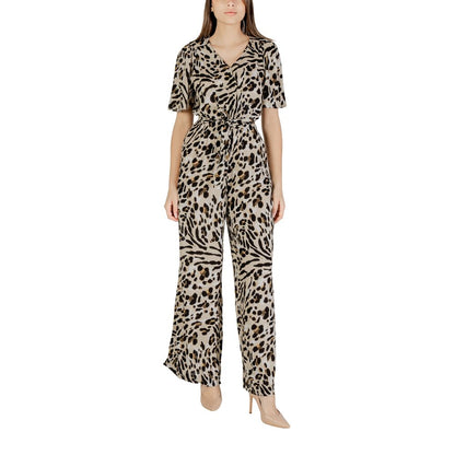 Combinaison ICHI beige en viscose