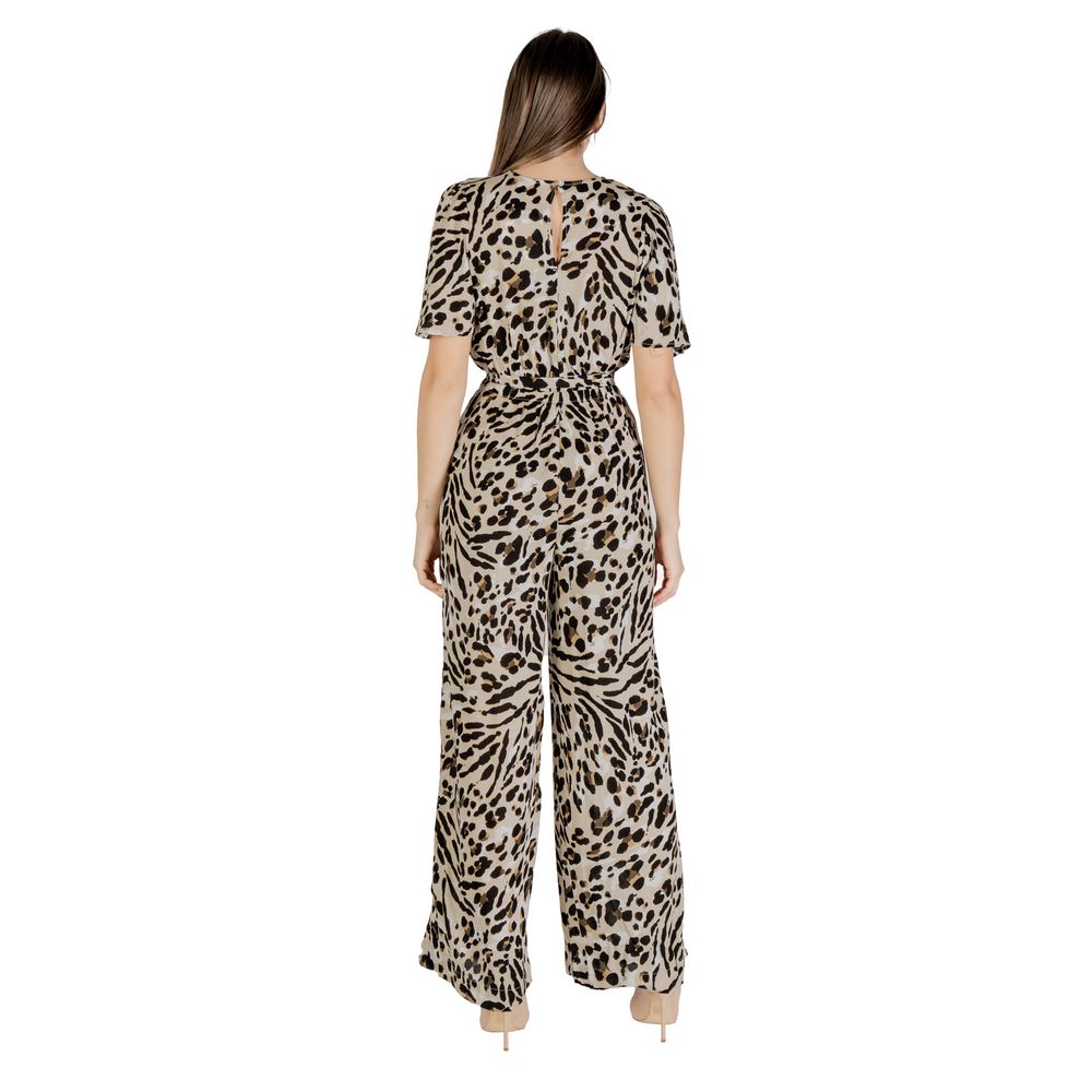 Combinaison ICHI beige en viscose