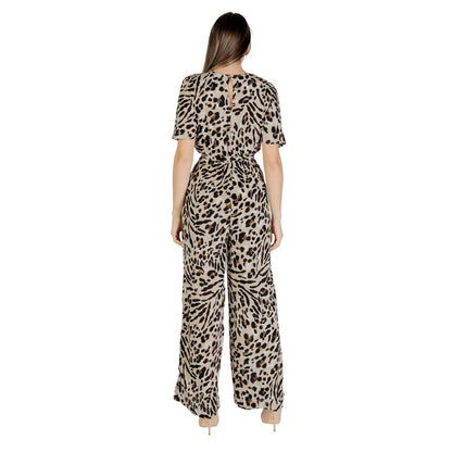 Combinaison ICHI beige en viscose
