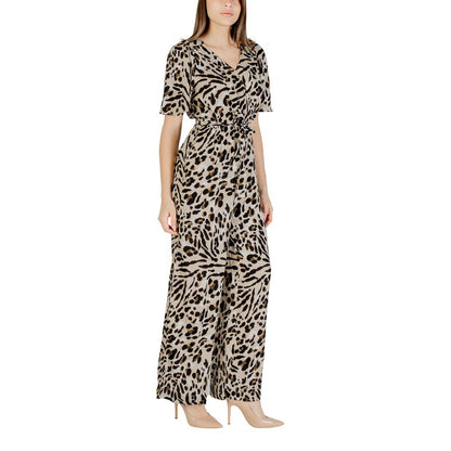 Combinaison ICHI beige en viscose
