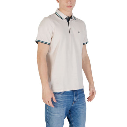 Polo en coton beige Jack Jones