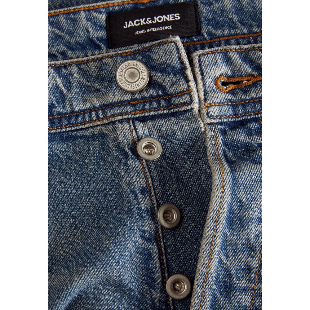Jean Jack Jones bleu en coton coupe décontractée