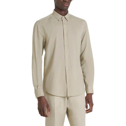 Camicia in cotone beige Antony Morato