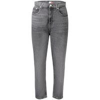 Jeans da donna in cotone nero Tommy Hilfiger