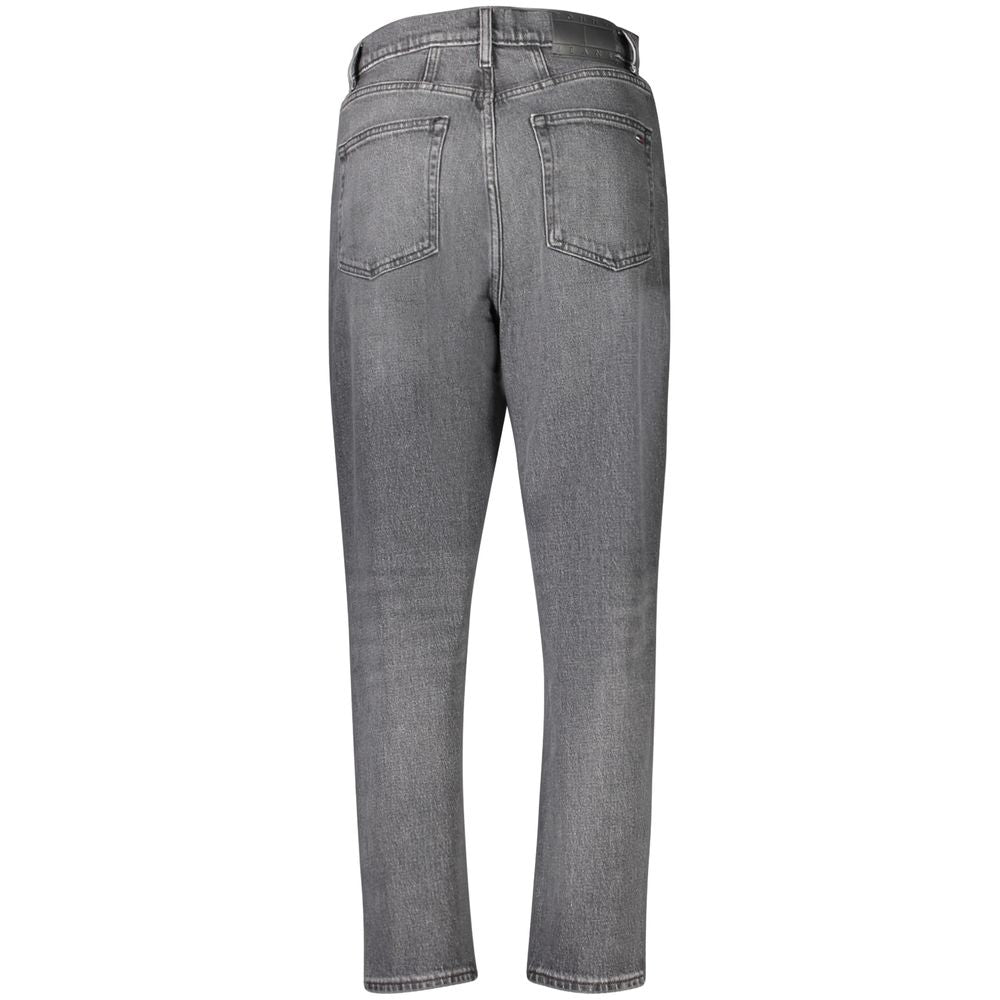 Jeans da donna in cotone nero Tommy Hilfiger
