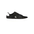 Baskets Calvin Klein en cuir noir pour homme