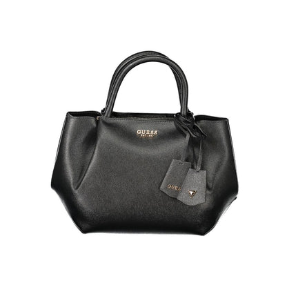 Borsa a mano da donna Guess Jeans Nero Poliuretano