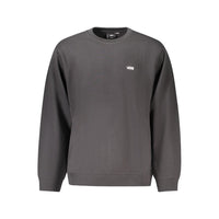 Felpa da uomo in cotone nero Vans