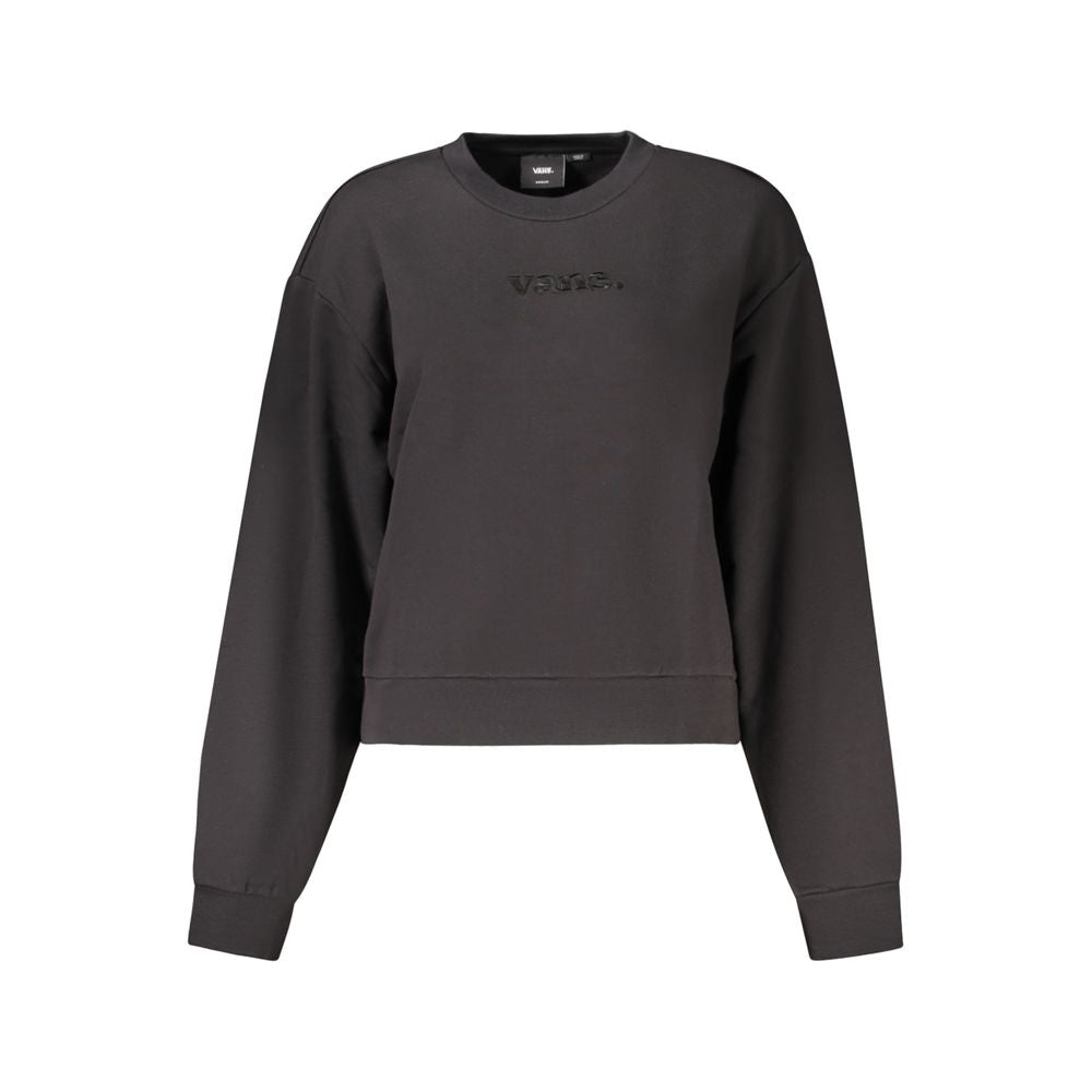Sweat-shirt Vans noir en coton pour femme