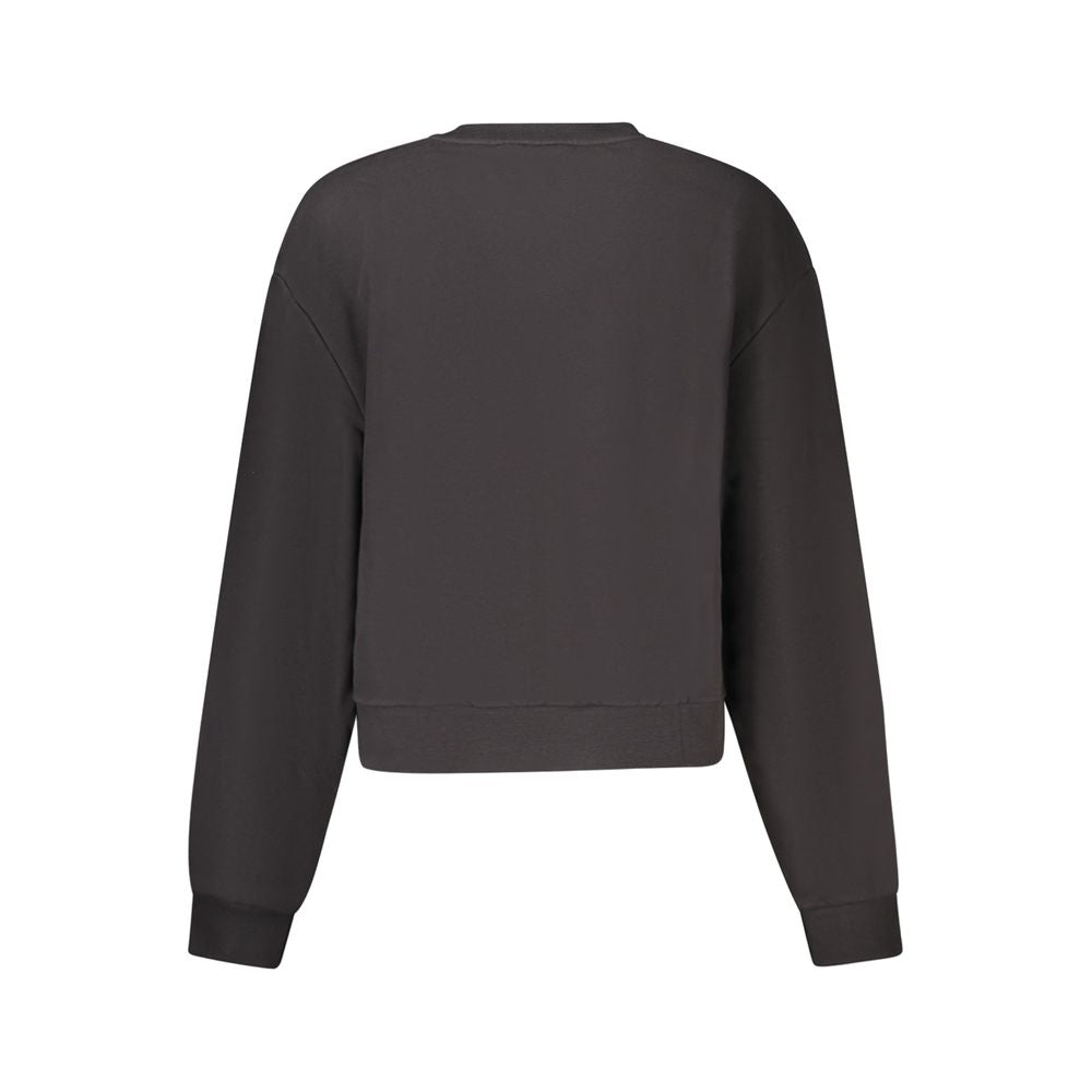 Sweat-shirt Vans noir en coton pour femme