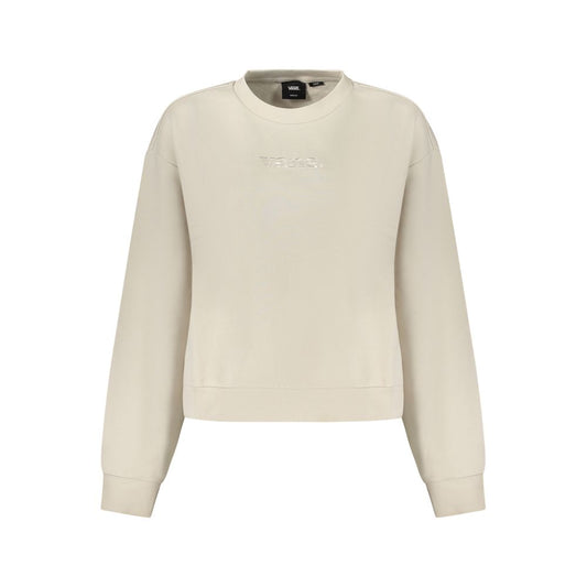Felpa da donna in cotone beige Vans